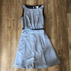 Grey dress, great for the office